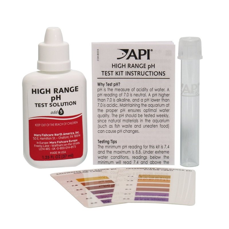 API High Range pH Test Kit for Goldfish, Marine and African Cichlids - Scales & Tails Exotic Pets