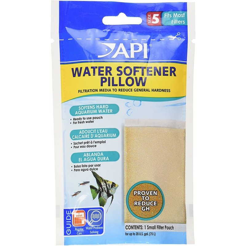 API Water Softener Pillow Size 5 Filtration Media to Reduce General Hardness - Scales & Tails Exotic Pets