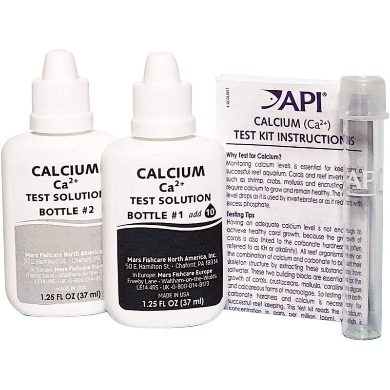 API Calcium Ca2+ Test Kit for Healthy Coral Growth - Scales & Tails Exotic Pets