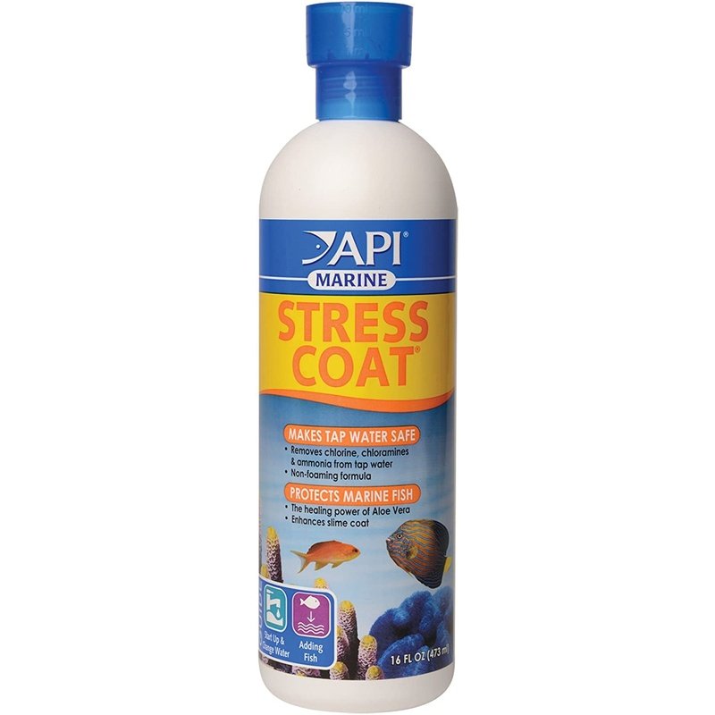 API Marine Stress Coat Makes Tap Water Safe - Scales & Tails Exotic Pets
