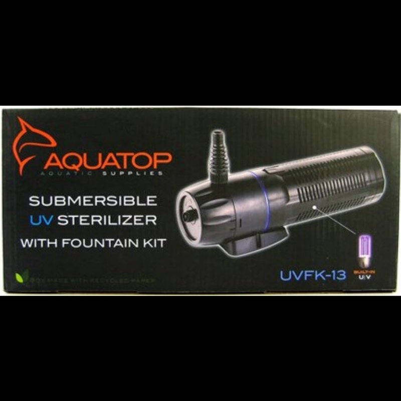 Aquatop Submersible UV Sterilizer Filter with Fountain Kit - Scales & Tails Exotic Pets