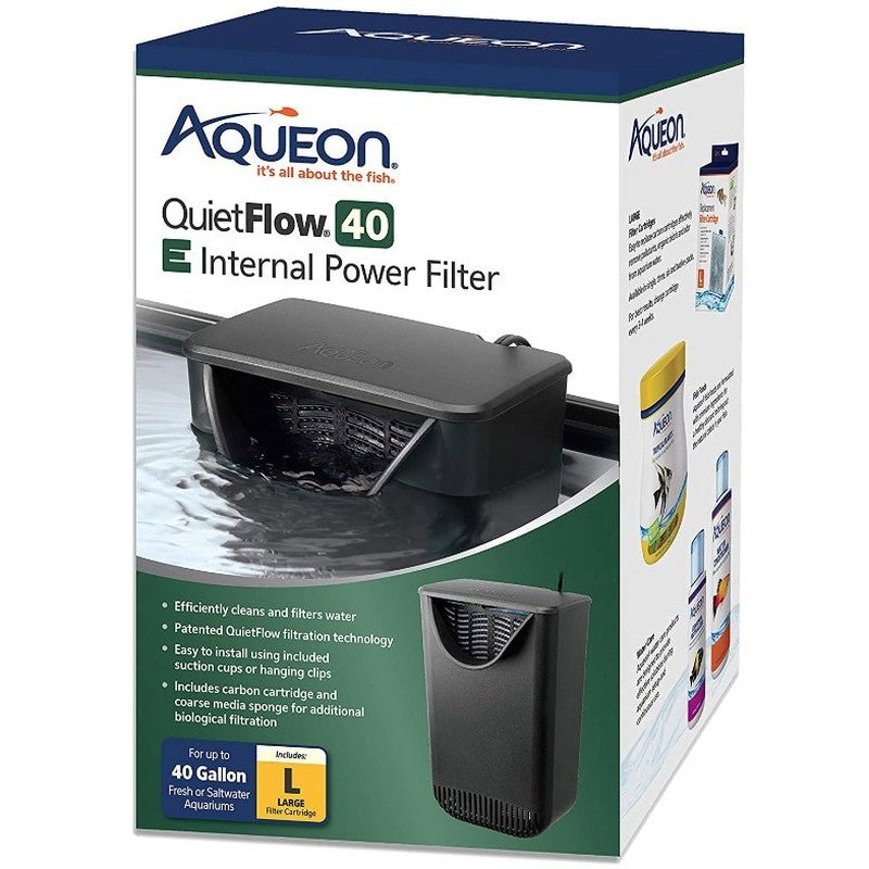 Aqueon Quietflow E Internal Power Filter for Aquariums - Scales & Tails Exotic Pets