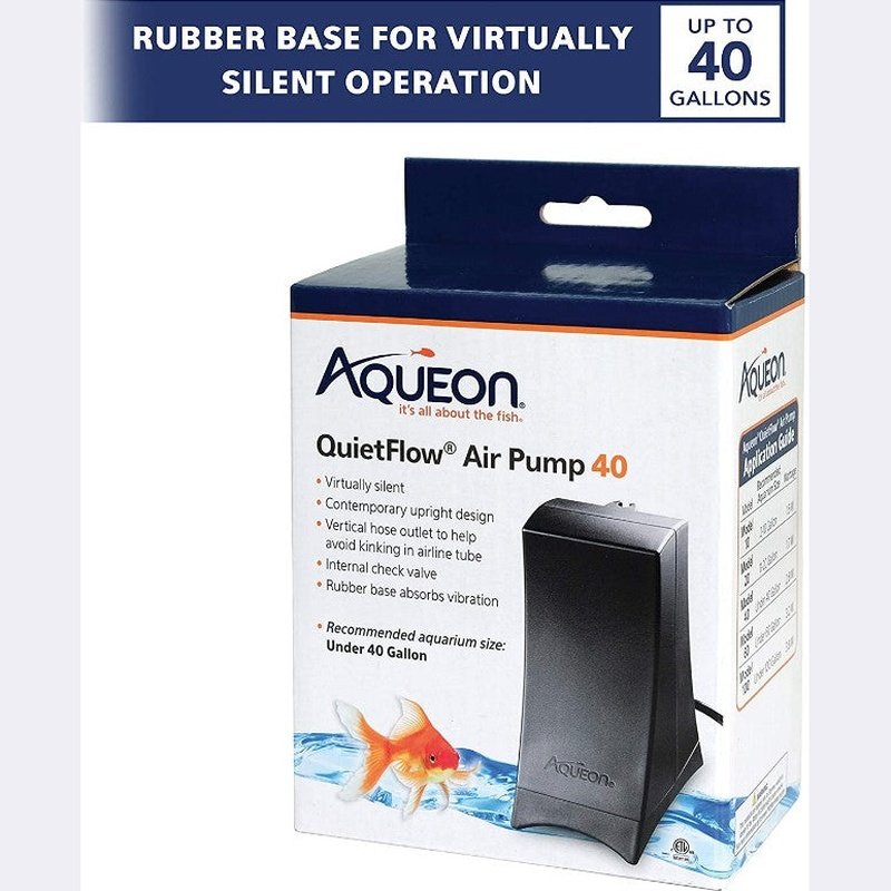 Aqueon QuietFlow Air Pump for Aquariums - Scales & Tails Exotic Pets