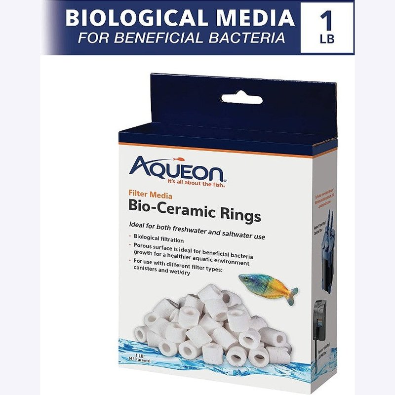 Aqueon QuietFlow Bio Ceramic Rings Filter Media - Scales & Tails Exotic Pets