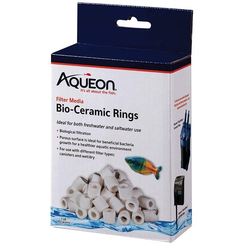 Aqueon QuietFlow Bio Ceramic Rings Filter Media - Scales & Tails Exotic Pets