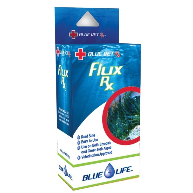 Blue Life Flux Rx Treats Bryopsis and Green Hair Algae in Aquariums - Scales & Tails Exotic Pets