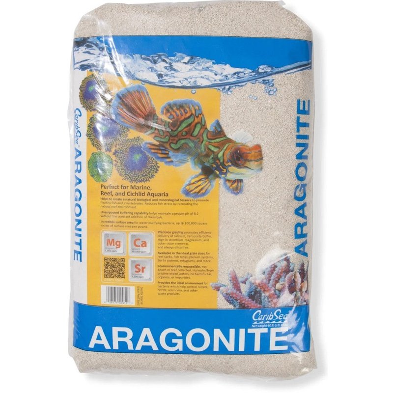 CaribSea Aragonite Special Grade Reef Sand Substrate Perfect for Marine, Reef, and Cichlid Aquaria - Scales & Tails Exotic Pets