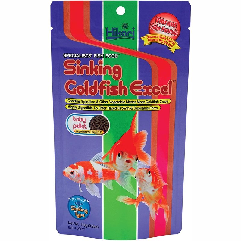 Hikari Sinking Goldfish Excel Baby Pellet Food - Scales & Tails Exotic Pets