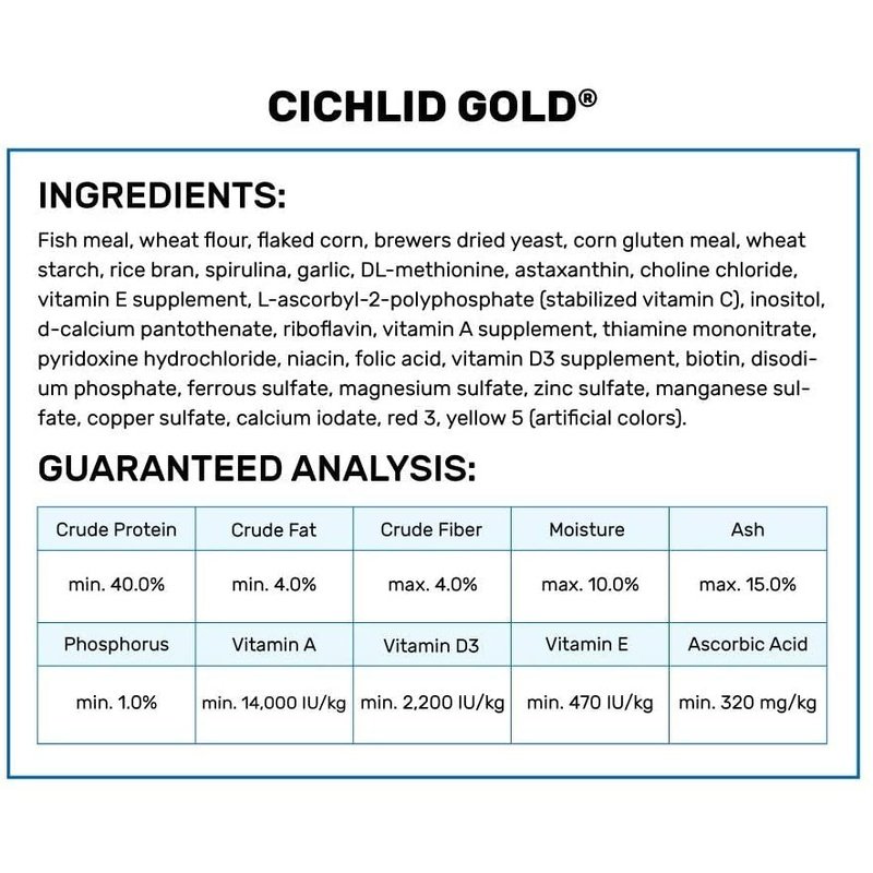 Hikari Cichlid Gold Floating Medium Pellet Food - Scales & Tails Exotic Pets