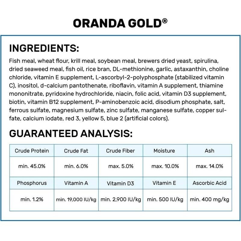 Hikari Oranda Gold Floating Mini Pellet Food - Scales & Tails Exotic Pets