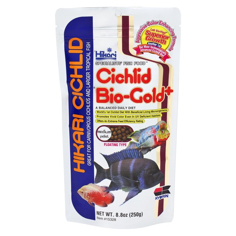 Hikari Cichlid Bio Gold+ Floating Medium Pellet Food - Scales & Tails Exotic Pets