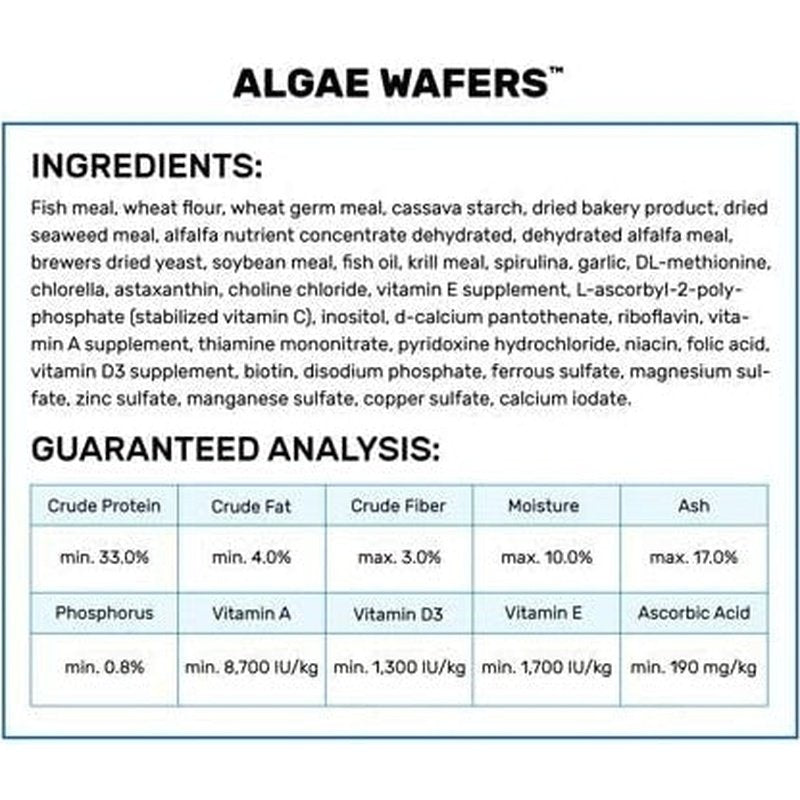 Hikari Algae Wafers Sinking Vegetable Rich Wafers - Scales & Tails Exotic Pets