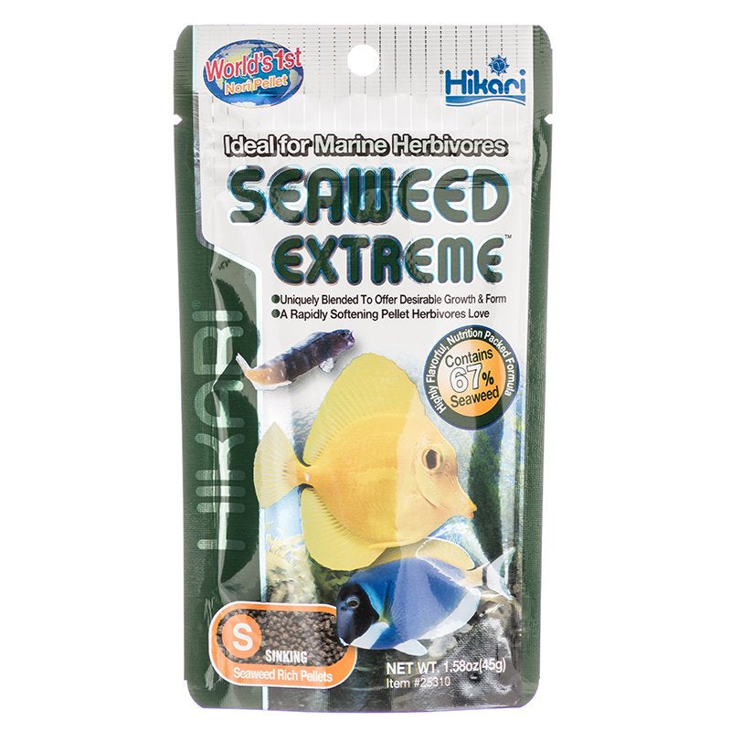 Hikari Seaweed Extreme Sinking Small Pellet Food - Scales & Tails Exotic Pets