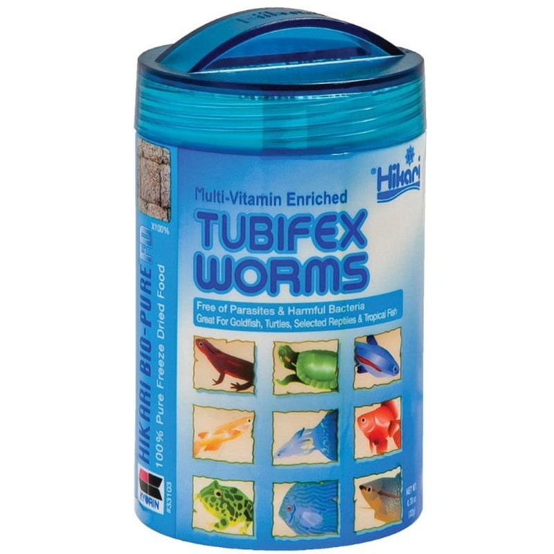 Hikari Freeze Dried Tubifex Worms - Scales & Tails Exotic Pets