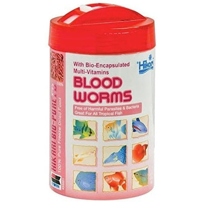Hikari Bloodworms Freeze Dried Food - Scales & Tails Exotic Pets
