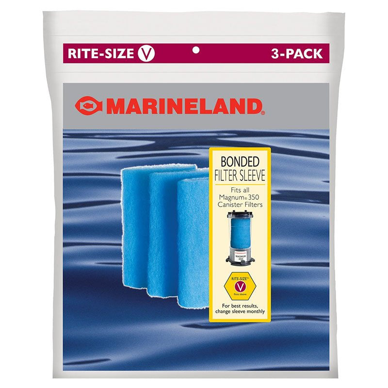 Marineland Rite-Size V Bonded Filter Sleeve - Scales & Tails Exotic Pets