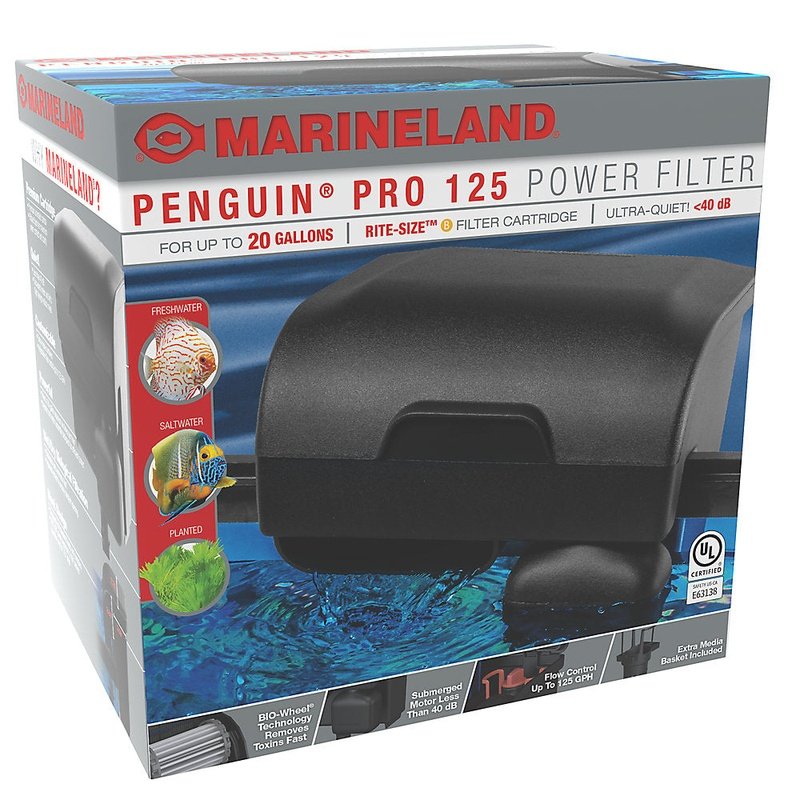 Marineland Penguin Pro Power Filter for Aquariums - Scales & Tails Exotic Pets