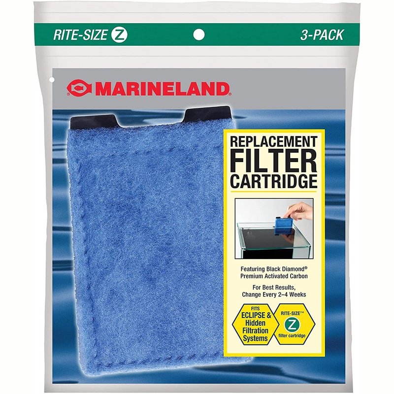 Marineland Rite-Size Z Cartridge (Eclipse Explorer, System 2 and 3, Corner 5, Hex 5 and 7) - Scales & Tails Exotic Pets