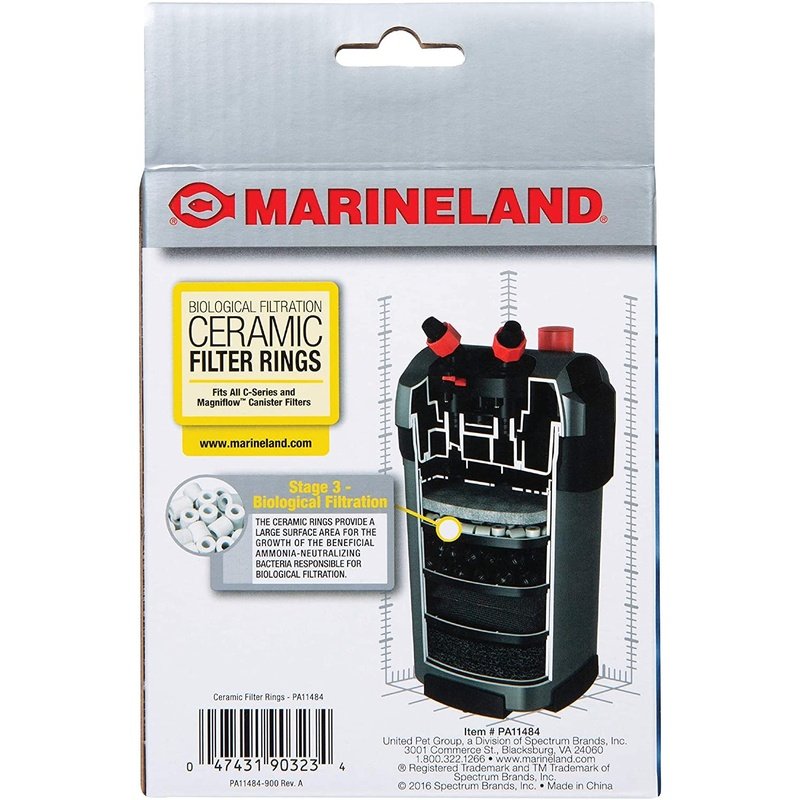 Marineland Ceramic Filter Rings for C-Series and Magniflow Filters - Scales & Tails Exotic Pets