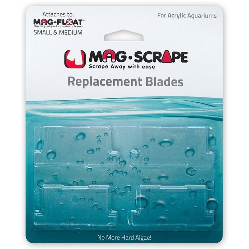 Mag Float Replacement Blades for Small and Medium Acrylic Cleaners - Scales & Tails Exotic Pets