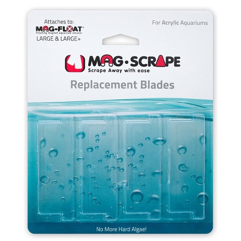 Mag Float Replacement Blades for Large and Large+ Acrylic Cleaners - Scales & Tails Exotic Pets