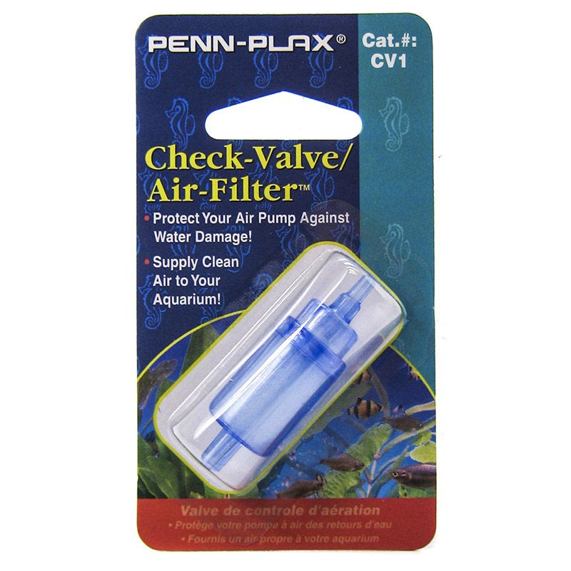Penn Plax Check Valve and Air Filter - Scales & Tails Exotic Pets