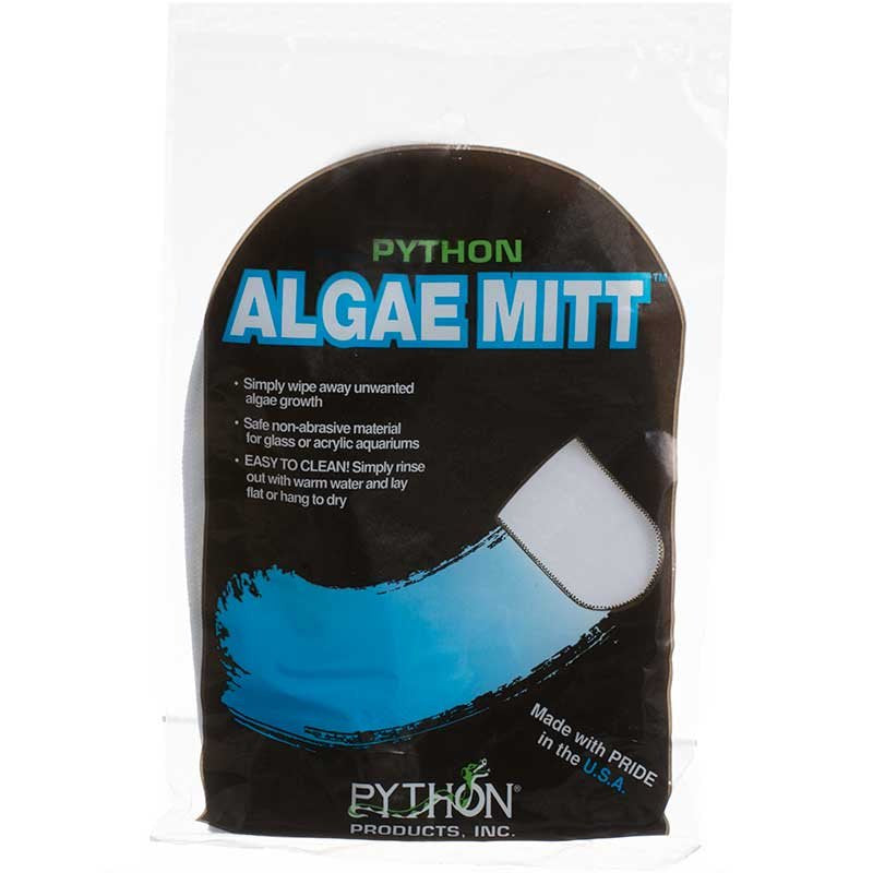 Python Products Algae Mitt Wipes Away Unwanted Algae Growth in Aquariums and Terrariums - Scales & Tails Exotic Pets
