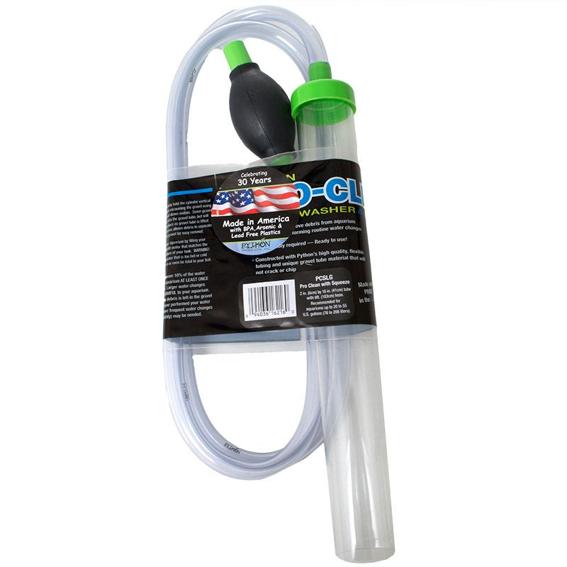 Python Products Pro-Clean Gravel Washer and Siphon Kit with Squeeze - Scales & Tails Exotic Pets