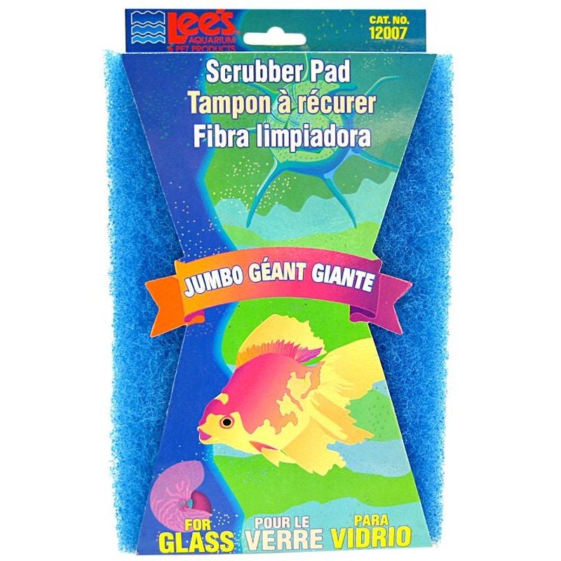 Lees Jumbo Scrubber Pad for Glass Aquariums - Scales & Tails Exotic Pets