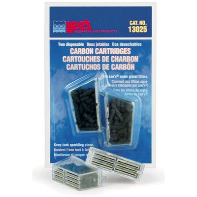 Lees Carbon Cartridges for Under Gravel Filters for Aquariums - Scales & Tails Exotic Pets
