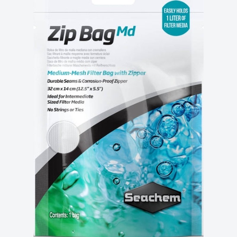 Seachem Medium Mesh Zip Bag - Scales & Tails Exotic Pets