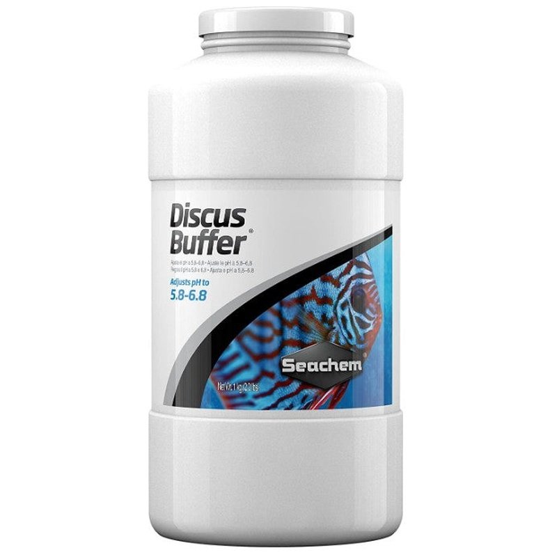 Seachem Discus Buffer Adjusts pH to 5.8 to 6.8 in Aquariums - Scales & Tails Exotic Pets
