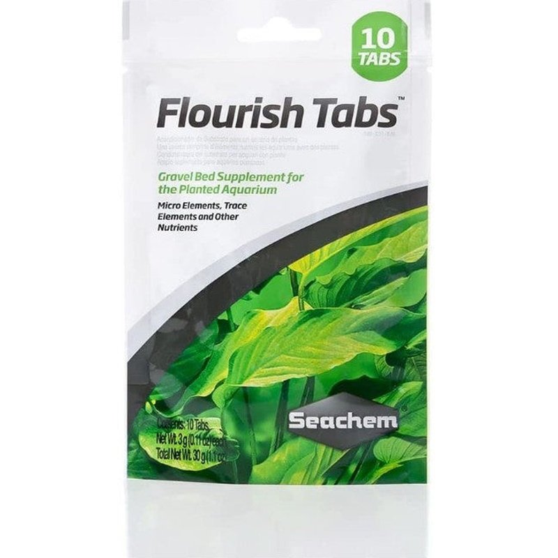 Seachem Flourish Tabs Gravel Bed Supplement for Planted Aquariums - Scales & Tails Exotic Pets