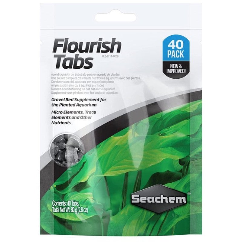 Seachem Flourish Tabs Gravel Bed Supplement for Planted Aquariums - Scales & Tails Exotic Pets