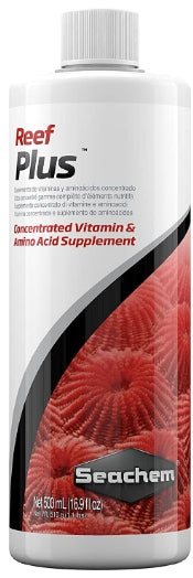 Seachem Reef Plus Concentrated Vitamin and Amino Acid Supplement - Scales & Tails Exotic Pets