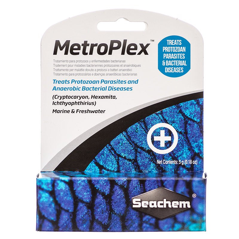 Seachem MetroPlex Parasite and Bacteria Treatment - Scales & Tails Exotic Pets