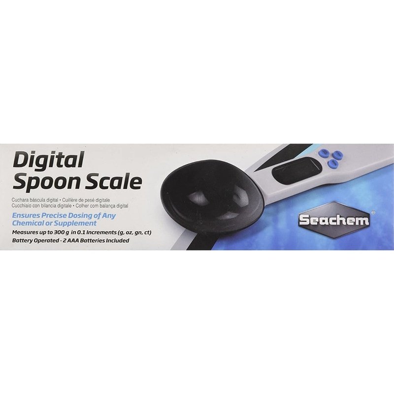 Seachem Digital Spoon Scale Supplement Dosing Tool - Scales & Tails Exotic Pets