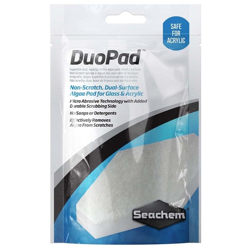 Seachem Duo Pad Non-Scratch Dual Surface Algae Pad for Glass and Acrylic - Scales & Tails Exotic Pets