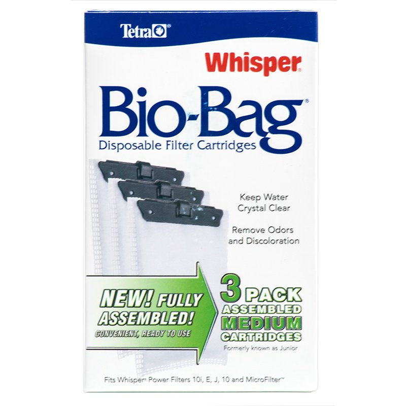 Tetra Whisper Bio-Bag Filter Cartridges for Aquariums Medium - Scales & Tails Exotic Pets