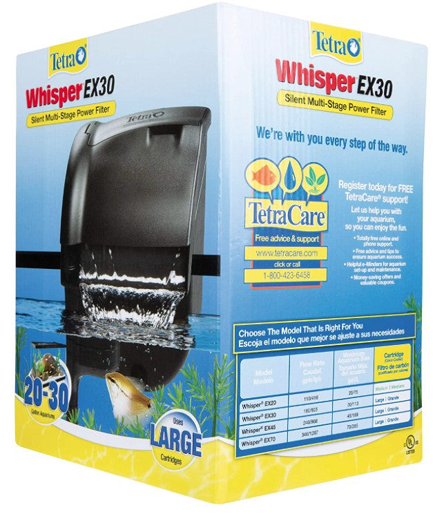 Tetra Whisper EX Silent Multi-Stage Power Filter for Aquariums - Scales & Tails Exotic Pets