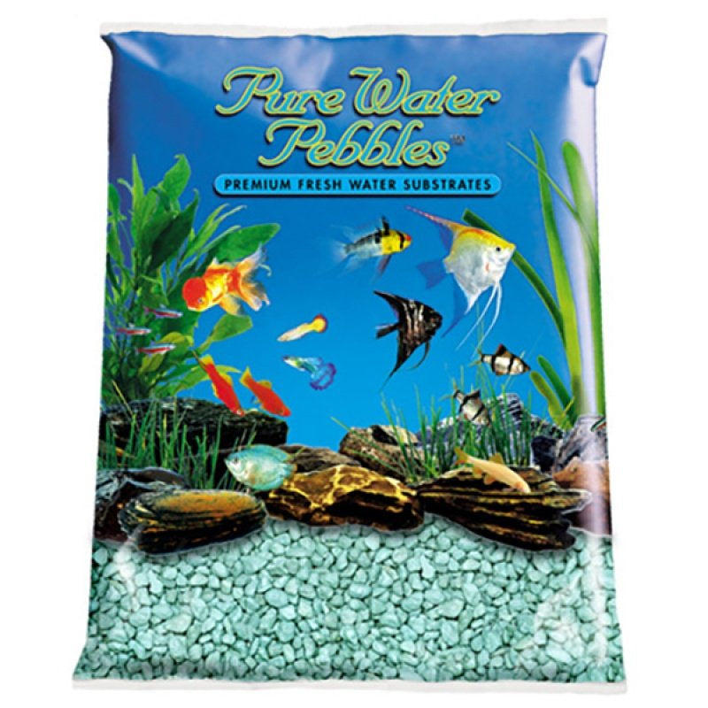 Pure Water Pebbles Aquarium Gravel Turquoise - Scales & Tails Exotic Pets