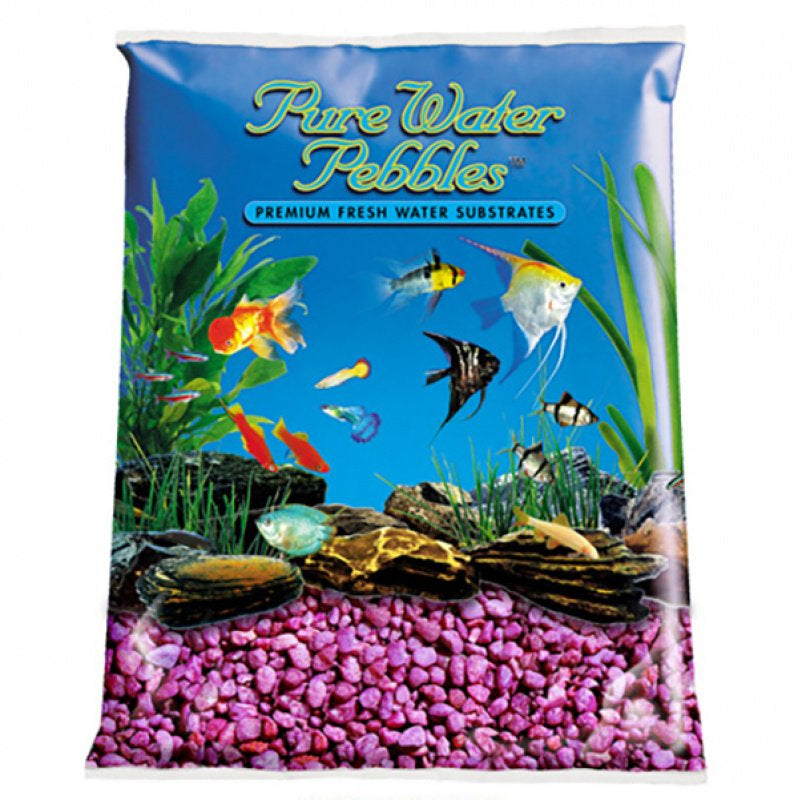 Pure Water Pebbles Aquarium Gravel Neon Purple - Scales & Tails Exotic Pets