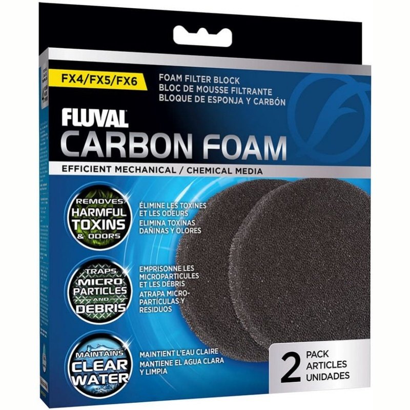 Fluval Replacement Carbon Foam Pad for FX4 / FX5 / FX6 - Scales & Tails Exotic Pets