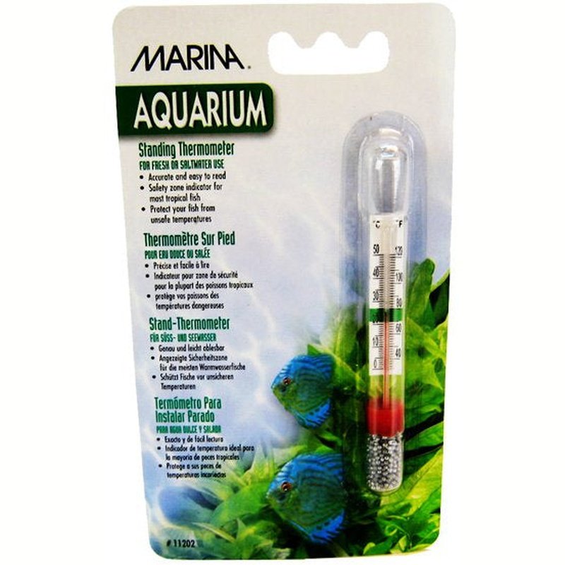 Marina Aquarium Standing Thermometer - Scales & Tails Exotic Pets