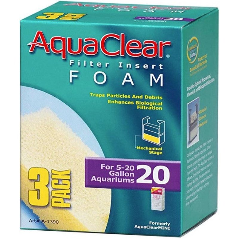 AquaClear Filter Insert Foam for Aquariums - Scales & Tails Exotic Pets
