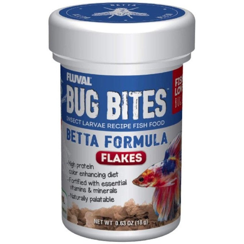 Fluval Bug Bites Betta Formula Flakes - Scales & Tails Exotic Pets