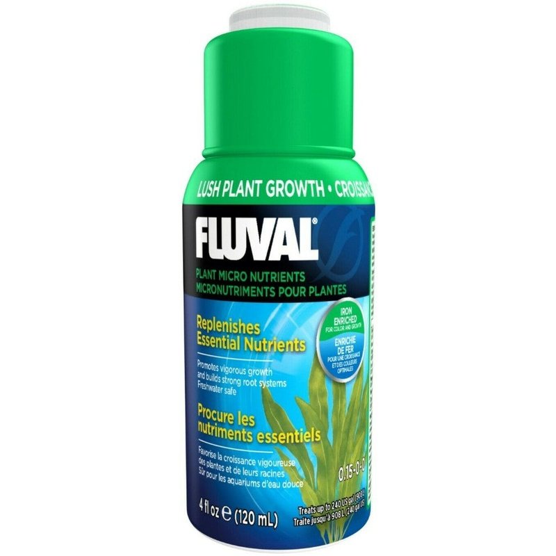 Fluval Plant Micro Nutrients Lush Plant Growth Replenishes Essential Nutrients for Aquarium Plants - Scales & Tails Exotic Pets