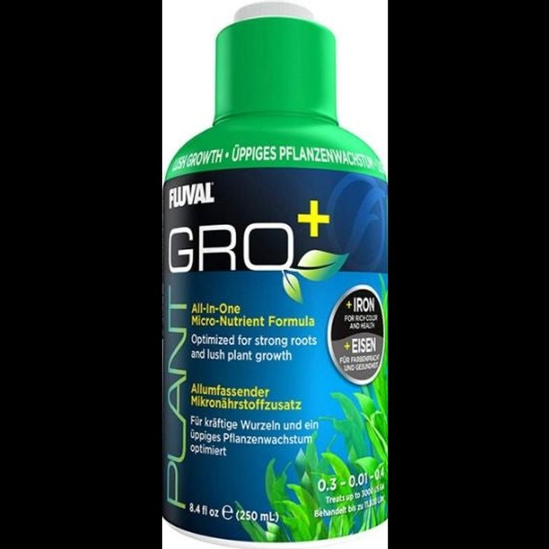 Fluval Grow + All in One Micro Nutrients Formula Lush Plant Growth for Aquariums - Scales & Tails Exotic Pets